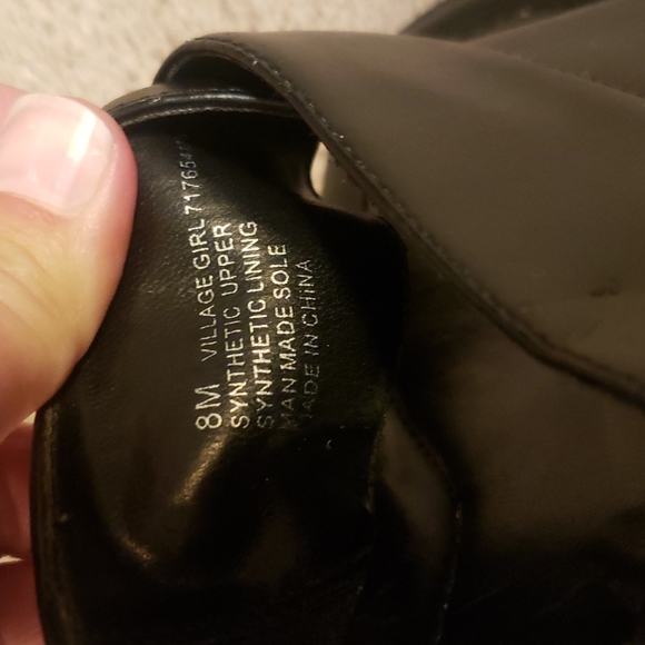 Unlisted Black Platform Slip On Heel Sz 8 - Picture 11 of 11